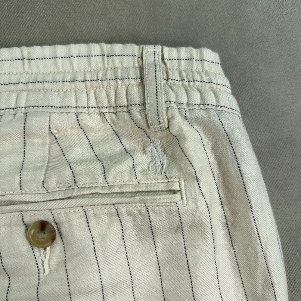 Polo Ralph Lauren Prepster Pants Size 2XL Tailored Slim Fit Linen Blend